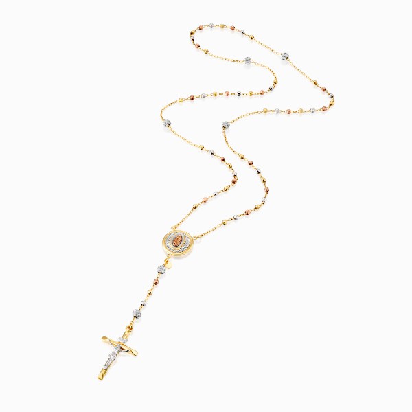 Rosario Necklace – Tricolor – Cremono